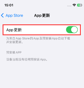 二道江苹果15维修中心如何让iPhone15APP自动更新